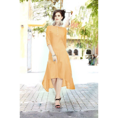 Slub Cotton Kurti